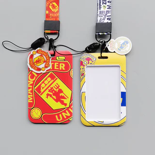 ซองใส่บัตรชุดสโมสรฟุตบอล สายคล้องการถ่ายเทความร้อน บัตรวิทยาเขตนักเรียน งาน รหัส เพื่อน ของขวัญ
