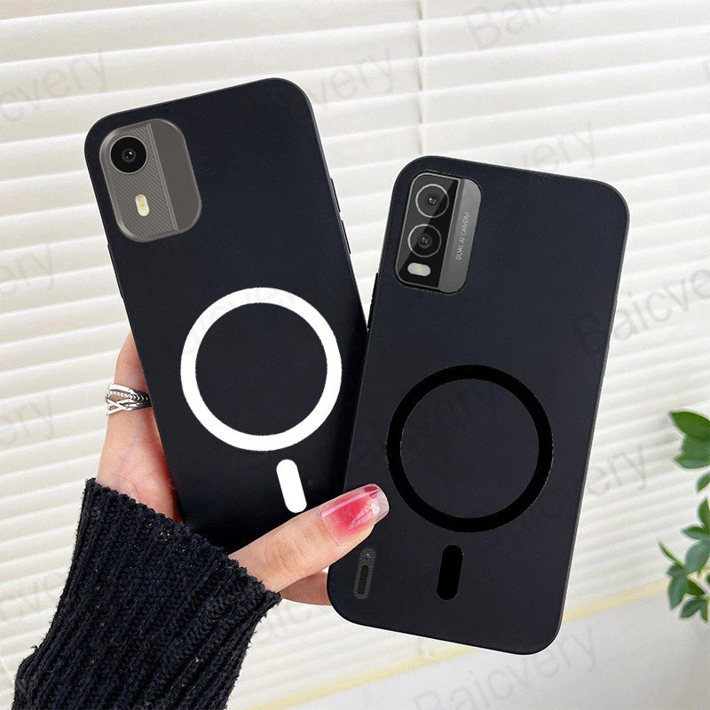 สําหรับ Nokia C12 C32 C22 G42 G400 G21 G310 C210 G22 G60 5G G10 G20 G50 HMD Pulse Pro Skyline เคสโทรศัพท์ Cooling Case การกระจายความร้อนฝาครอบแม่เหล็กที่ทนทาน