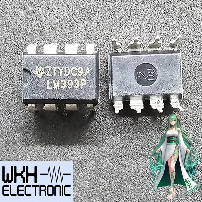 EWR27 LM393 393 LM393N LM393P DUAL EMERGENCY COMPARATORS DIP8 IC