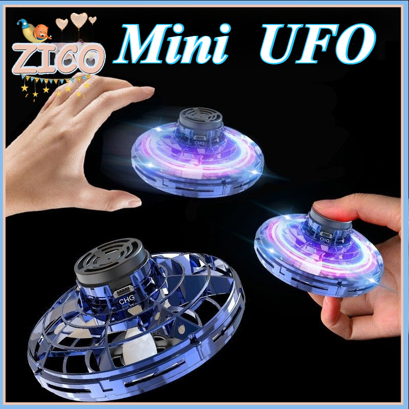 Flynova fly Spinner UFO Drone Flying Top Spinner Flying Saucer ของเล่นคลายเครียด โยนทิ้งและบินกลับ B