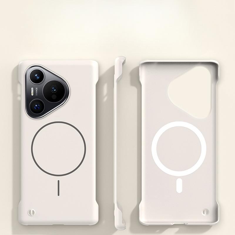 Soft Edge Magnetic Case สําหรับ Huawei Pura 70 Pro + 70Ultra - Bezel-Free Slim Design Anti-Slip Comf