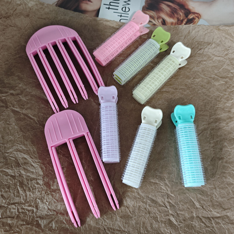 เครื่องมือจัดแต่งทรงผมด้านบนของหัวหญิงขี้เกียจไร้ร่องรอยปุยกิ๊บติดผม