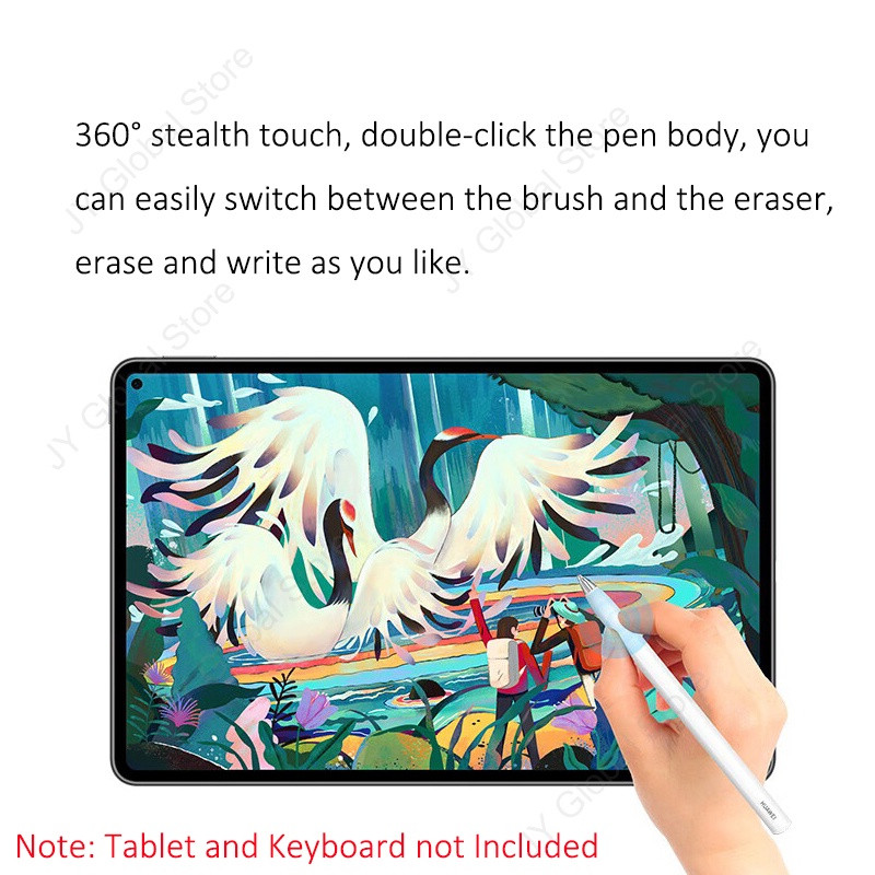 Original HUAWEI M-Pencil 2nd Touch ปากกาสําหรับ MatePad 11.5 2023 ใหม่/11/10.8/10.4 MatePad กระดาษ MateBook E GO Matepad 11.5S 2024 สนับสนุนการปฏิเสธฝ่ามือ COD - รูปที่ 3