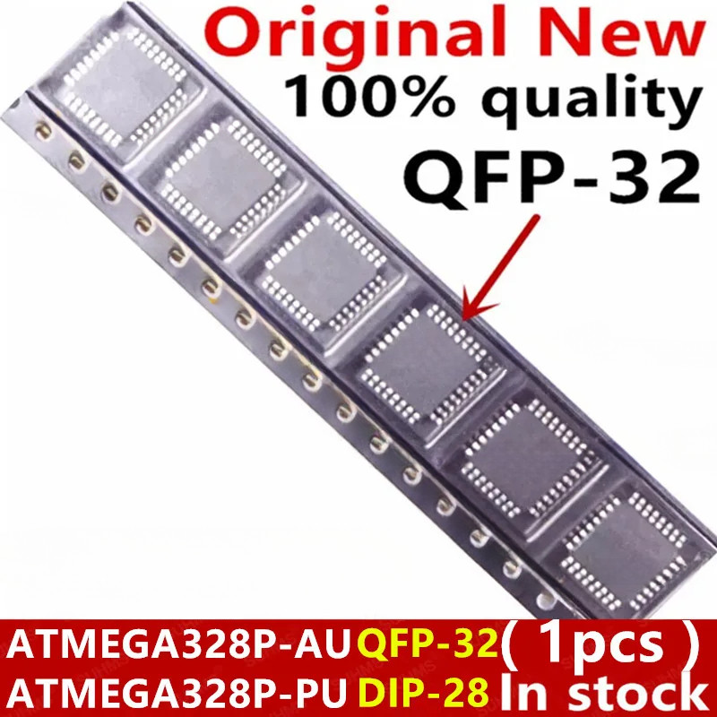 (1 ชิ้น) 100% ใหม่ ATMEGA328P-AU MEGA328P-AU MEGA328P ATMEGA328P-PU MEGA328P-PU QFP-32 DIP-28 ชิปเซ็