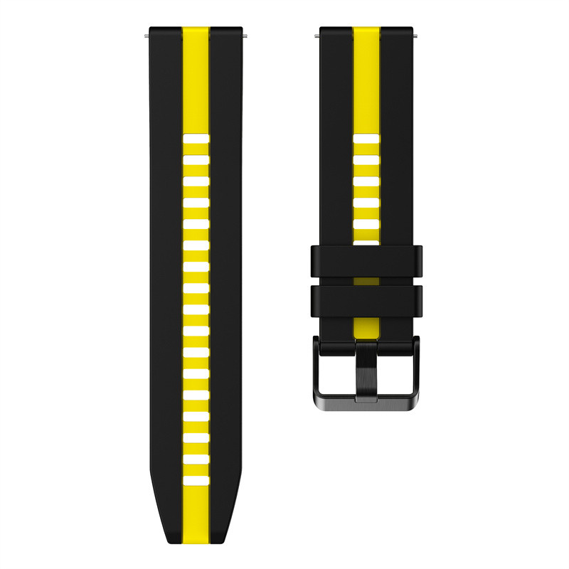 สําหรับ AXON Mega Strap สายซิลิโคนสองสีเปลี่ยนสายรัดข้อมือ - รูปที่ 4