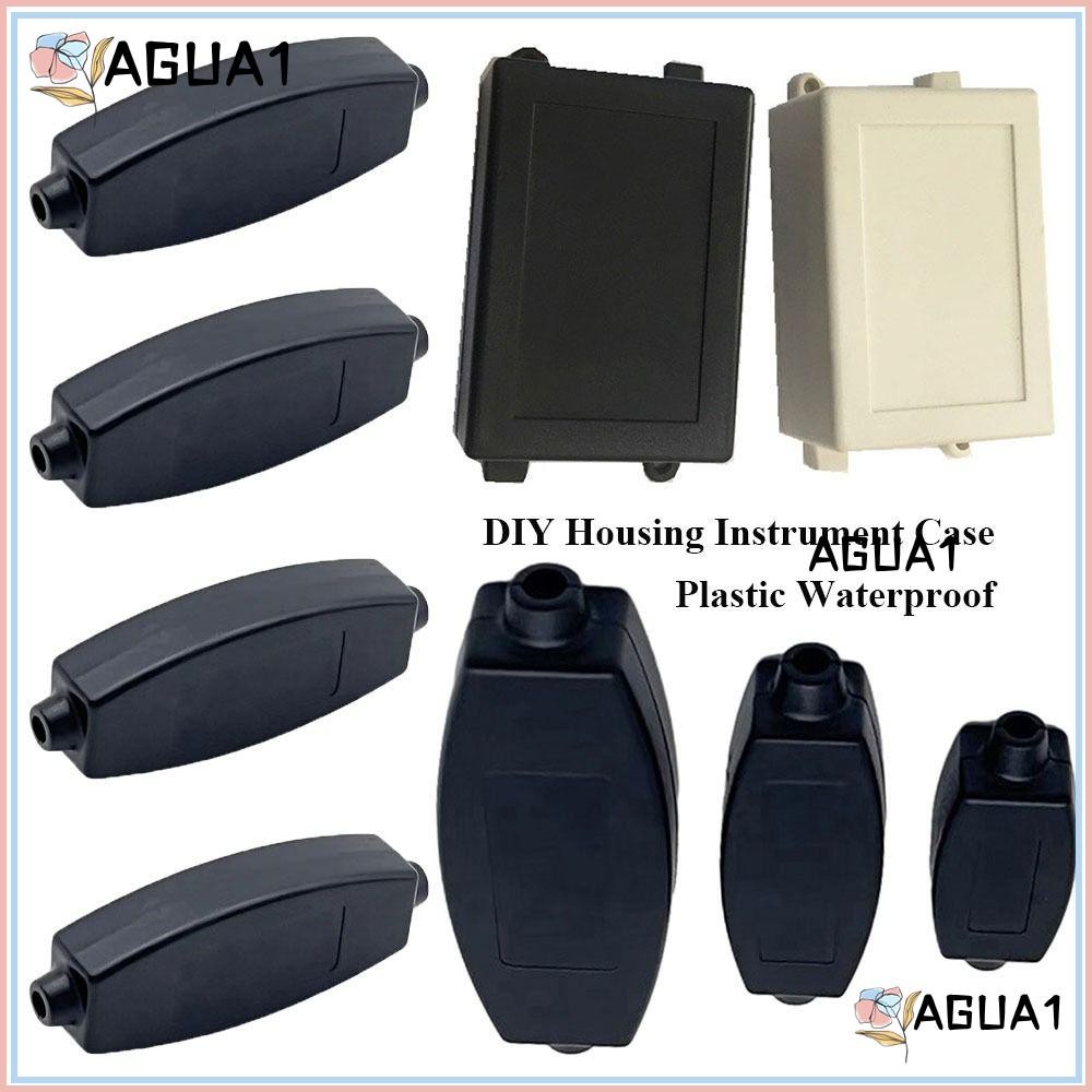 Agua1 กล่องโครงการอิเล็กทรอนิกส์ กล่องพลาสติก DIY สีดํา