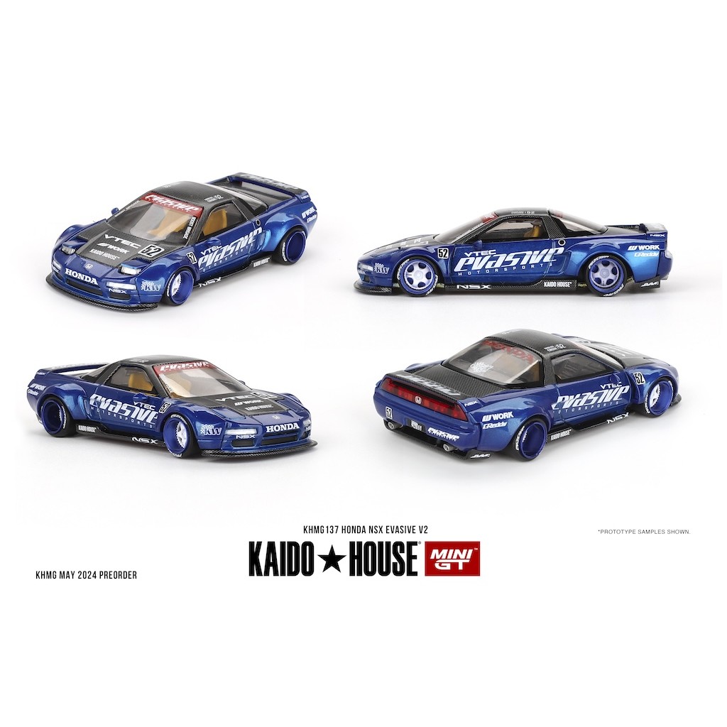 MINI GT No.137 Kaido House Honda NSX Evasive V2 KHMG137 [Pre-Order]