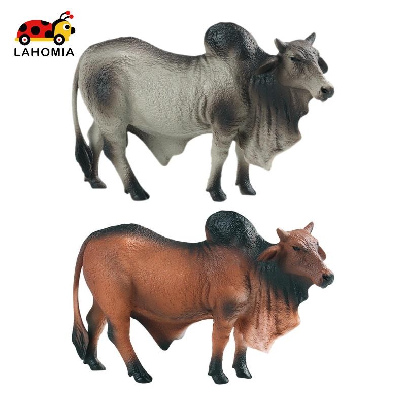 Lahomia จําลองวัว Figurines ของเล่นก่อนวัยเรียน Cattle Model Playset Action Figure สําหรับ