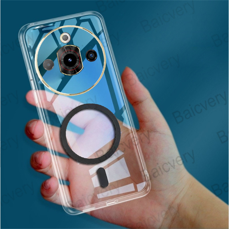 สําหรับ ZTE Nubia Focus Pro Z2351N เคสโทรศัพท์คุณภาพสูง TPU กันกระแทกซิลิคอนแม่เหล็กชาร์จไร้สาย