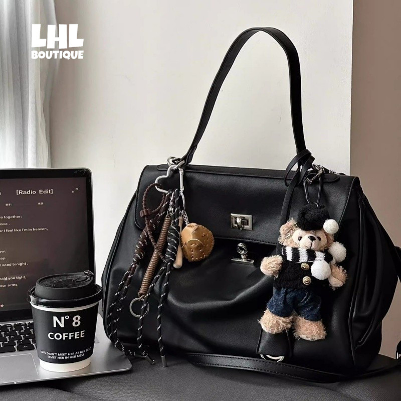 LHL BOUTIQUE มือถือใต้วงแขนใหม่ความจุขนาดใหญ่ Tote กระเป๋าสะพายไหล่
