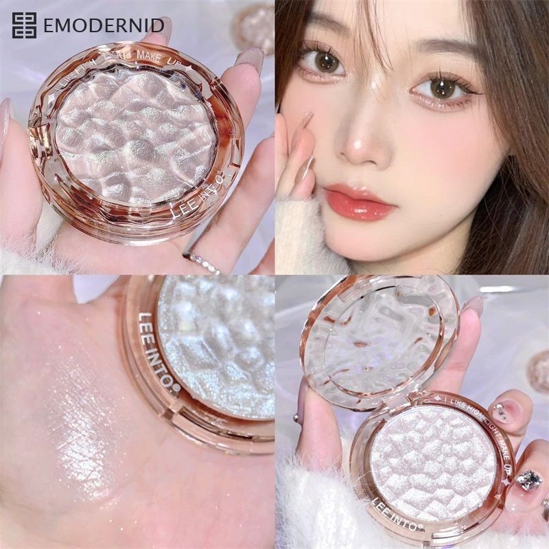 เครื่องสําอาง ผงไข่มุกคริสตัล แวววาว ไฮกลอส แบบกระพริบ แป้งแต่งหน้าไฮไลท์คริสตัล