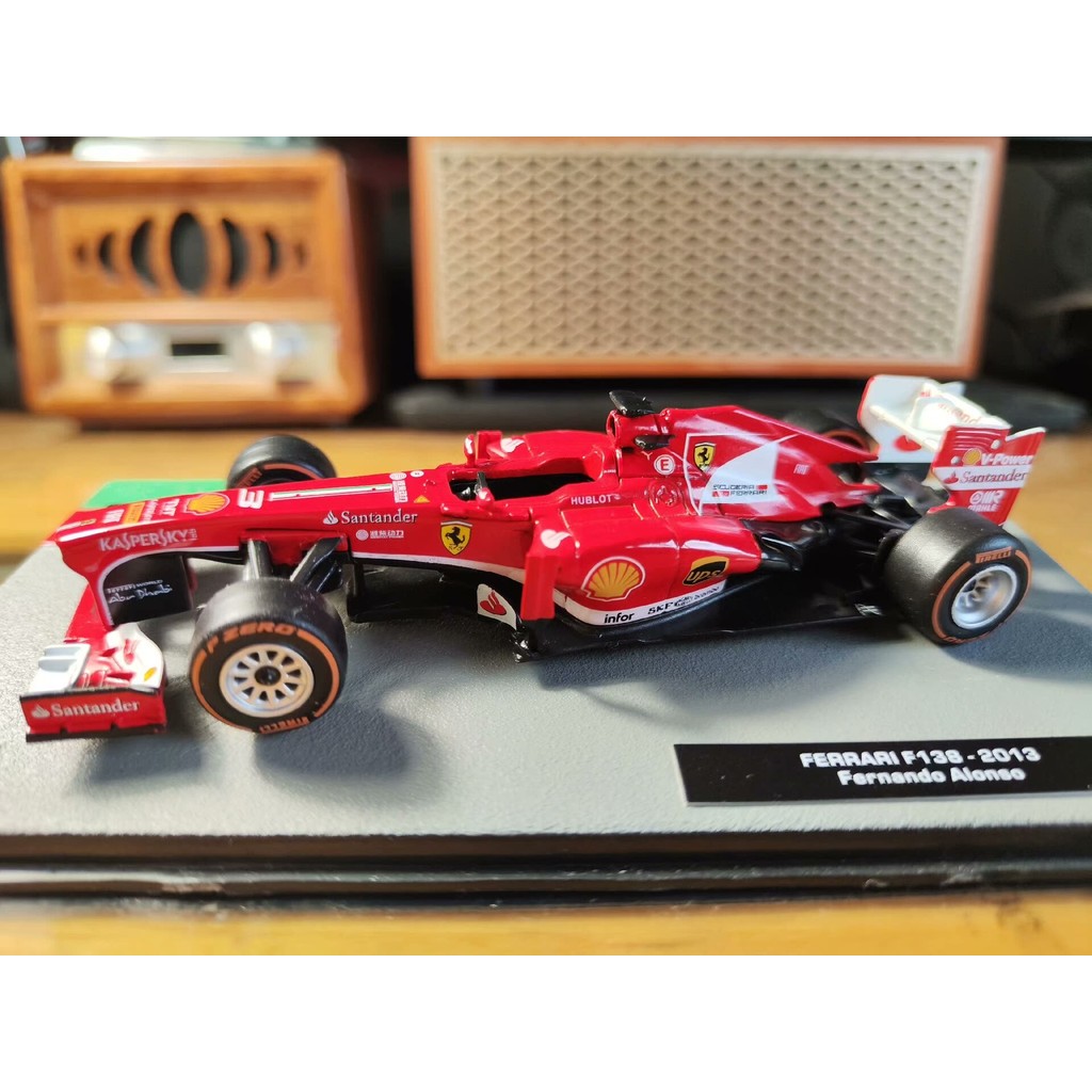 [คลังสินค้าพร้อม] Ixo 1: 43 FERRARI F1 รถรุ่น FERRARI F138 Alonso Spain Grand Prix Championship Fern