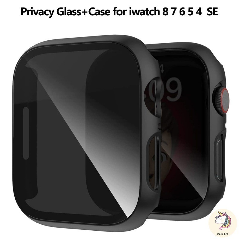 กระจกความเป็นส่วนตัว + สําหรับ Apple Watch 10 42 มม.46 มม.9 8 7 6 SE 5 4 3 ป้องกันหน้าจอกระจกนิรภัย Anti-Peeping สําหรับ iWatch series 45 มม.41 มม.40 มม.44 มม.38 มม.42 มม.อุปกรณ์เสริม - รูปที่ 5