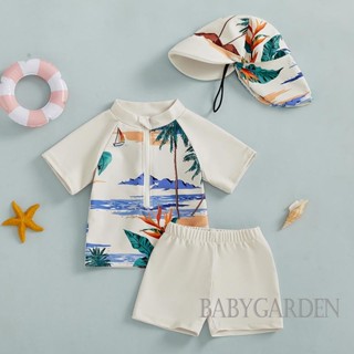 【ส่งจากไทย】 0-5years เด็ก/เด็กทารก 3 ชิ้นชุดว่ายน้ําชุดฤดูร้…