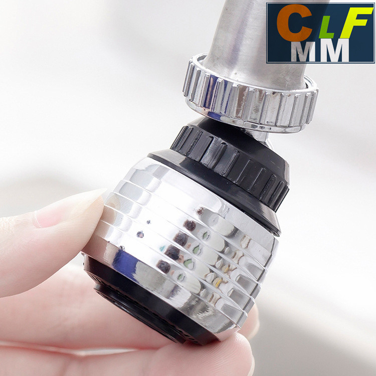 หัวต่อก๊อกน้ำ ปรับได้น้ำ2ระดับ เพิ่มแรงดัน หมุน 360 องศา ก๊อกน้ำ อ่างล้างจาน G2962 - รูปที่ 2