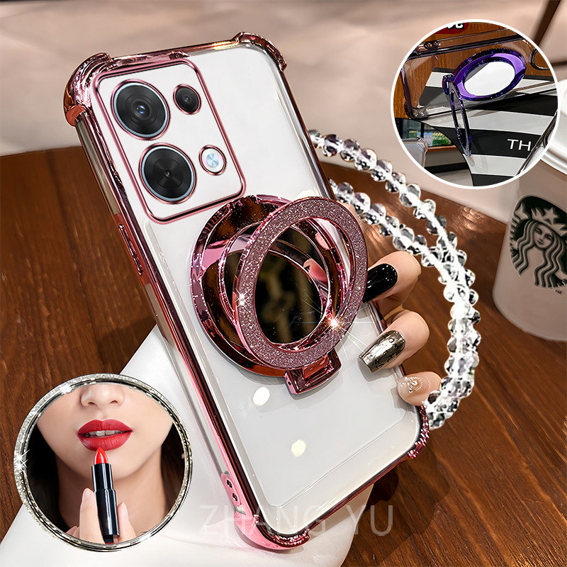 ปลอกอ่อน Redmi note 13 Pro 4G 5G เคสโทรศัพท์ที่ใส่กระจกแต่งหน้า 2025 ใหม่ HD กันกระแทก casee ฝาครอบ