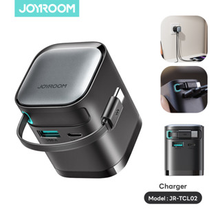 Joyroom รุ่น JR-TCL02EU หัวชาร์จ GaN 65W พร้อมสายยืดหดได้-สี…