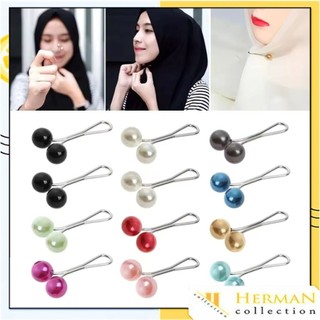 HC Tuspin Hijab 12Pcs Anti Slip Bros Pengait Jilbab Aksesoris Syal Selendang Muslim Klip Jilbab Non-slip Mewah 12 Pcs Peniti Jilbab Mutiara Ala Turki