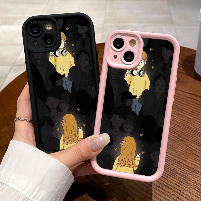 เหมาะสำหรับ VIVO V29 Pro V27 V25 5G V25e S17 S17t T1x 4G U10 U3x กรณีโทรศัพท์ป้องกันการตกเคส Simple 