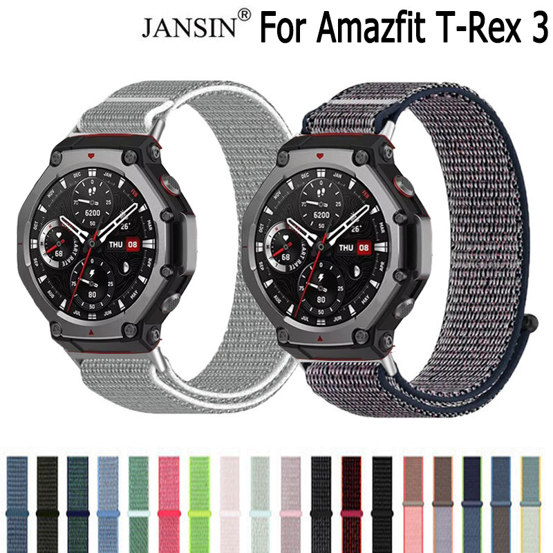 Band สําหรับ Amazfit T-Rex 3 Nylon Watch Bracelet Watchband สําหรับ amazfit t-rex3 Strap