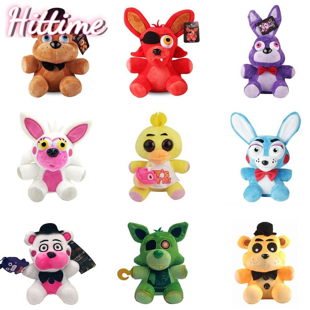 Hittime 18-25 ซม.Five Night ที่ Freddy Fnaf ของเล่นตุ๊กตาน่ารักเกมตุ๊กตา Bonnie Bear Foxy การ์ตูนตุ๊