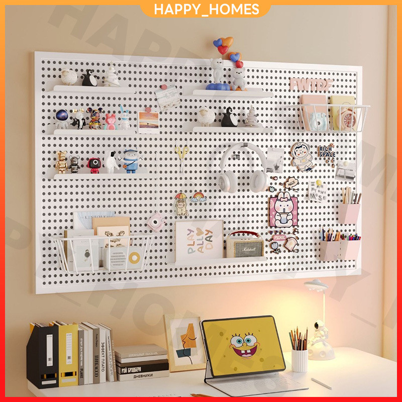 Pegboard (ขนาด 100x40ซม) แผงแขวนเครื่องมือ แผ่นเหล็กหนา การขึ้นรูปแบบครบวงจร ใช้ได้หลายสถานการณ์