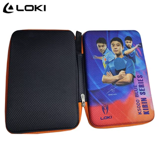 Original LOKI ไม้ปิงปองแบบพกพา Ping Pong Bat Bag EVA Hard Casing Paddle Pouch