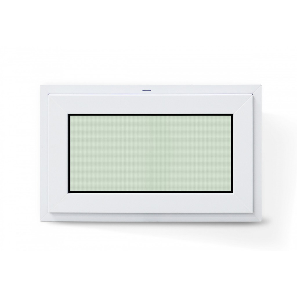 GlobalHouse RAKANGTHONG หน้าต่างบานกระทุ้งอลูมิเนียม 80x50 cm. สีขาว สินค้าของแท้คุณภาพดี