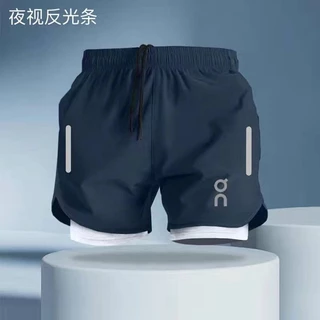 【Ready Stock】 On Sports Shorts Summer Track and Field Men's and Women's Running Track and Field Training Lining Marathon Quick-Drying Anti-Exposure Shorts Tide hoem