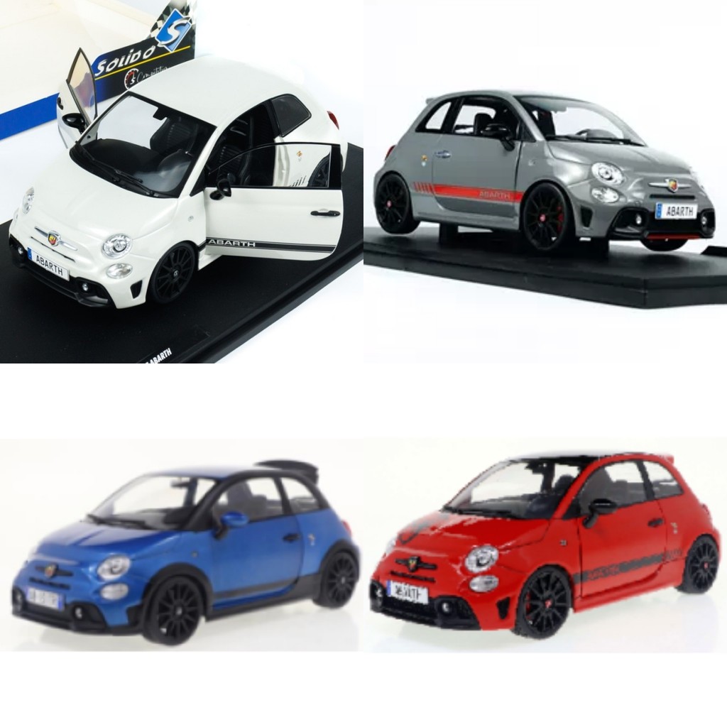 SOLIDO 1: 18 FIAT FIAT ABARTH ABARTH F595 โมเดลรถอัลลอย