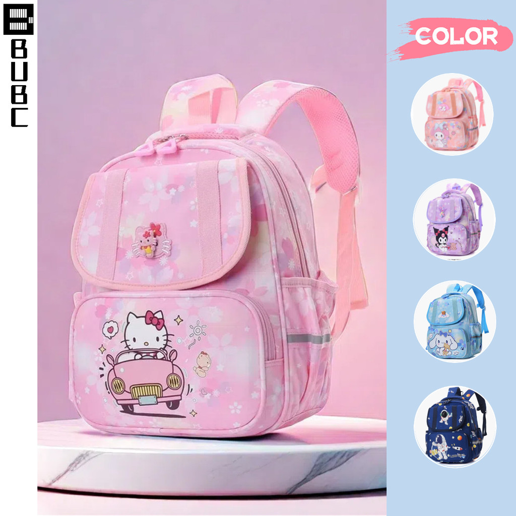 BUBC กระเป๋านักเรียน Kuromi น่ารัก กหญิง กระเป๋าเด็ก