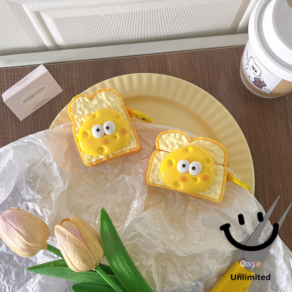 สําหรับ ใช้ได้กับ:Huawei FreeBuds se 3 2 เคส Case เคสหูฟัง ขนมปังชีสเทียมน่ารัก