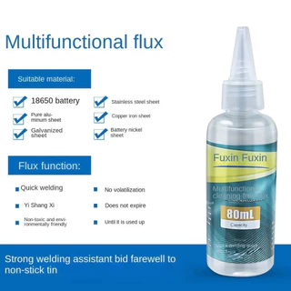 30ml 80ml สแตนเลส Flux แบตเตอรี่ Electrode การประสานอย่างรวดเร็ว Strong Solder Flux การประสาน Flux Liquid