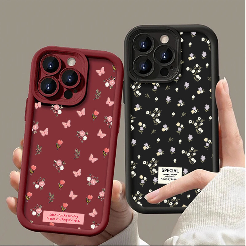 ผีเสื้อดอกไม้สําหรับ Motorola Moto G30 G22 G9 Play MOTOG30 เคสโทรศัพท์นุ่มดอกไม้สีลูกกวาด TPU ของขวัญปีใหม่กรณี