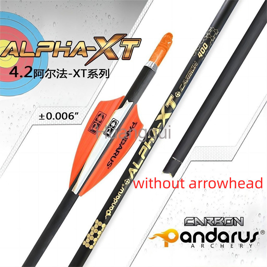 12pcs PANDARUS ID4.2 Pure Carbon ALPHA-XT Straightness: +/- .006 Spine:400 -1000