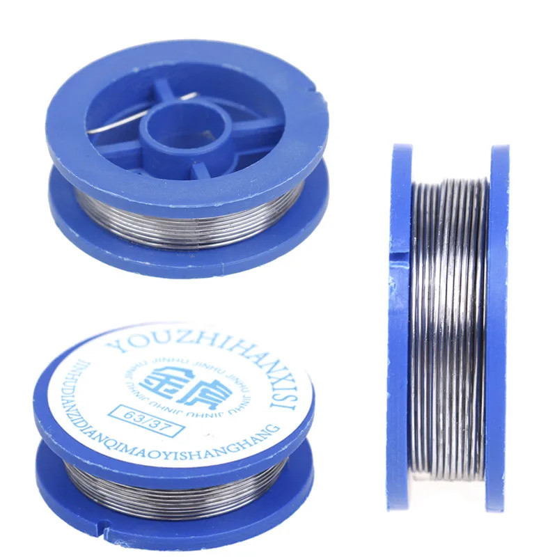 ใหม่ 0.8 มม.ลวด Reel Rosin Core Solder บัดกรีเชื่อมเหล็กลวด Reel เชื่อมฝึก Flux 1PC
