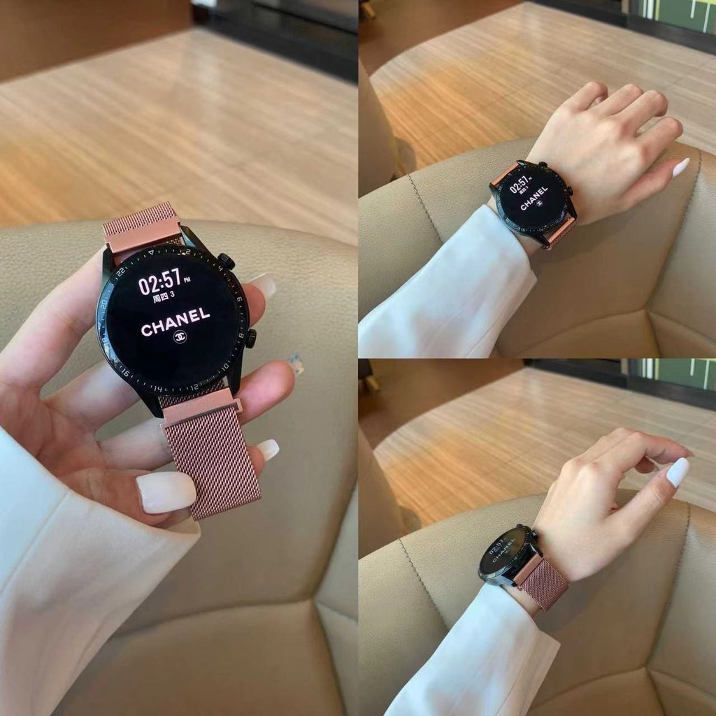 สายนาฬิกาสำหรับ garmin 55 245 165 255 245music 158 venu Sq2 vivoactive3/5สายนาฬิกา20mm22mmแบบสแตนเลส
