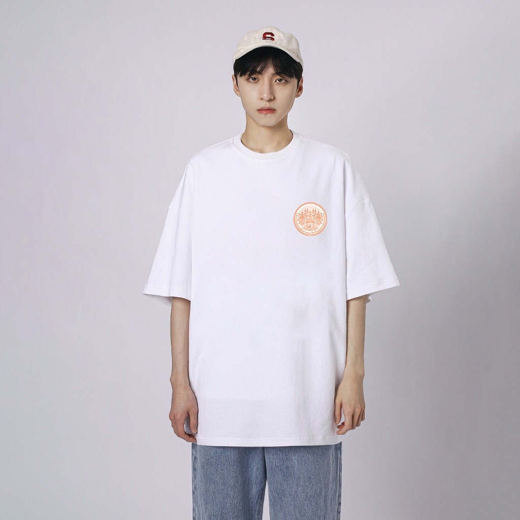 เสื้อยืดแขนสั้น สจล.ลาดกระบัง โลโก้มหาวิทยาลัย