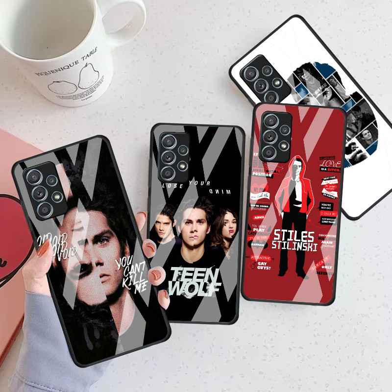 Dylan OBrien Teen Wolf กระจกเทมเปอร์เคสโทรศัพท์สําหรับ Samsung Galaxy A16 A15 A25 A35 A55 A53 A54 A3