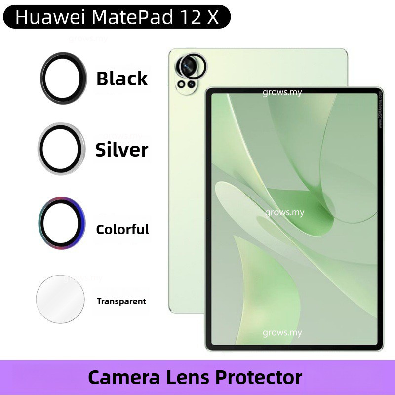 ตัวป้องกันเลนส์กล้องด้านหลังสําหรับ Huawei MatePad 11.5 ใหม่ 2025 12 X 2024 TGR-W09 Air 11.5 PaperMatte แหวนโลหะแก้วป้องกันกล้อง MatePad 11.5S Air 12X