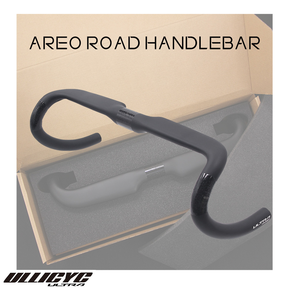 Ullicyc AERO และน้ําหนักเบาแผนที่ HandleBar 360 มม./380 มม./400 มม./420 มม.แบบบูรณาการสายจักรยานกรวด