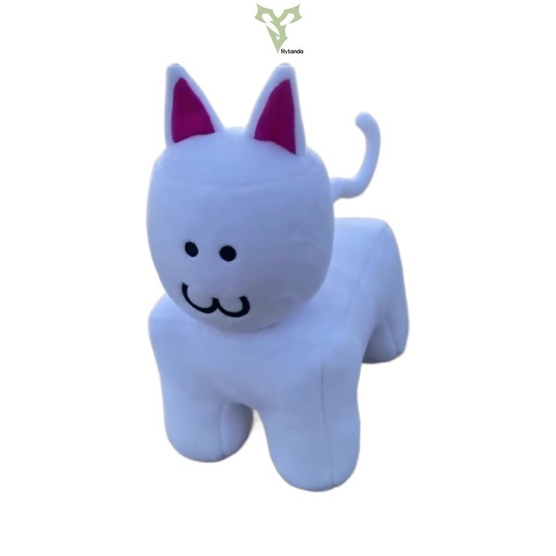 Rytanda Ro Blox คลาสสิก Kitty หมอนตุ๊กตาพิกเซลภาพแมวตุ๊กตาหมียัดไส้ของเล่นนุ่มสําหรับแฟนของขวัญวันเก