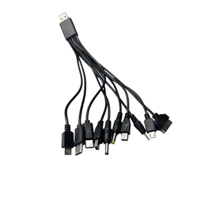 ส่งไว ประกัน1ปีเต็ม! 1pcs 10 in 1 USB Micro USB Charger สาย USB สำหรับโทรศัพท์ LG KG90 SAMSUNG SONY