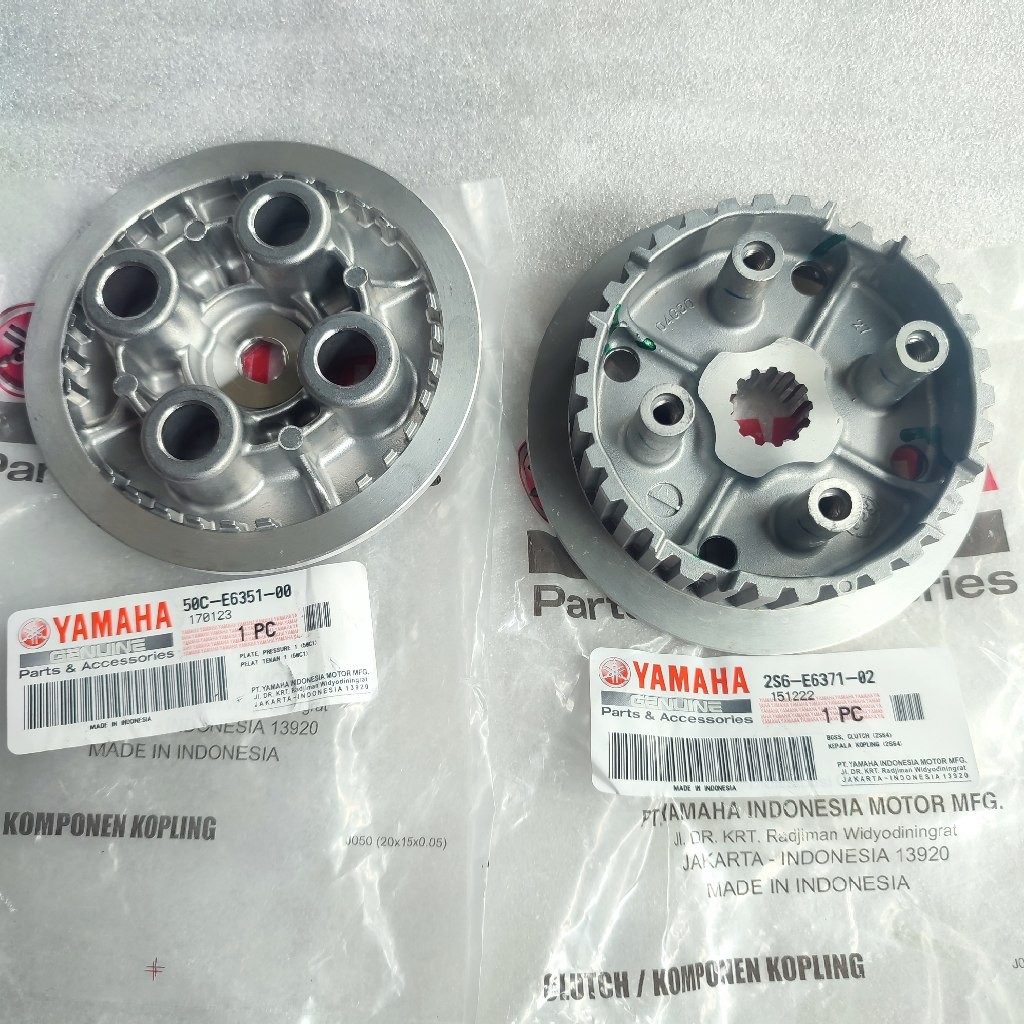 ชุดคลัทช์ 50C 2S6 ORIGINAL 4 ขา OPPONENT 4 ใหม่ VIXION NVL JUPITER MX ใหม่ ORIGINAL YAMAHA 50C-E6351