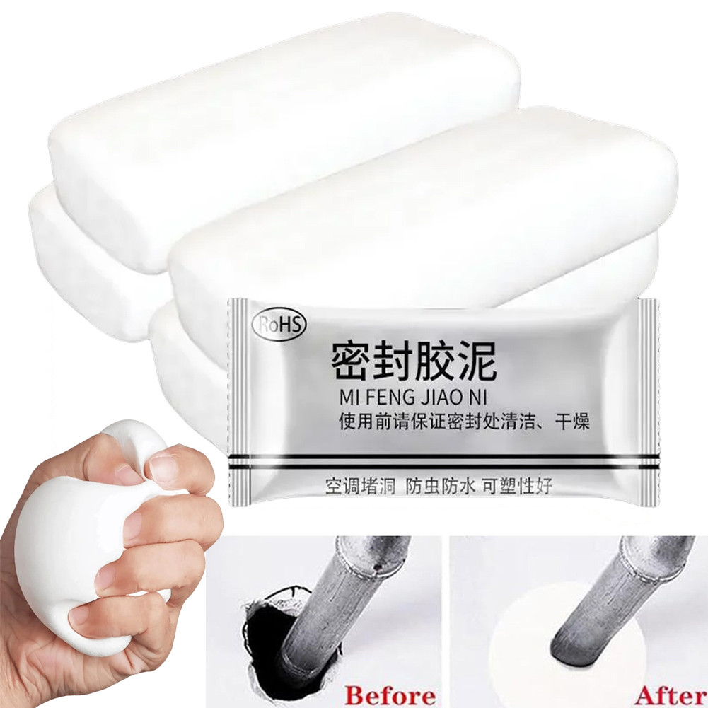 กาวซีลรูเครื่องปรับอากาศกันน้ําแบบทัวร์ริ่งอย่างรวดเร็ว – ดินเหนียวซ่อมแซมท่อระบายน้ําสากล – ที่อุดรูผนัง