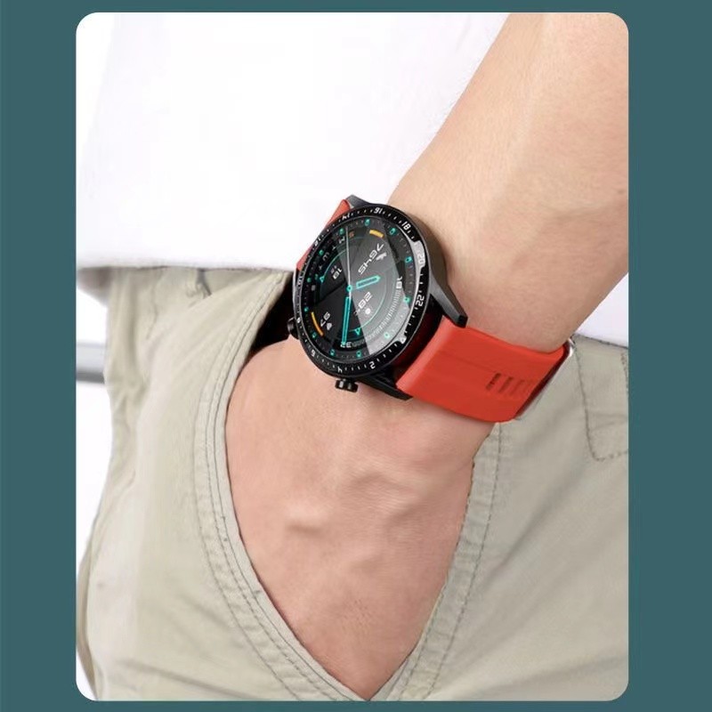 สายgarmin active5/vivoactive3/vivoactive4/venu sq2/venu3สายนาฬิกา20มม22มมชิลิโคน165/245/255/55/265