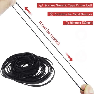 Cassette Tape Belts Assorted Pack for Recorders and Walkman – Universal 26-135mm, 30-120 Pieces