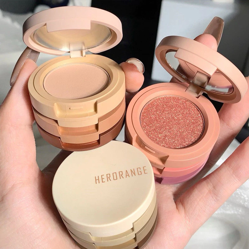 Herorange S-37 3in1 Face Palette อายแชโดว์-บลัชออน-ไฮไลท์