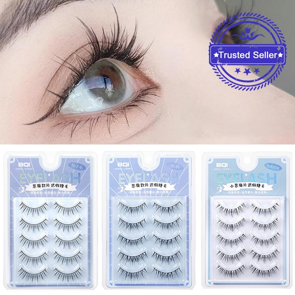 ขนตาปลอมชิ้นเดียวตอบสนองธรรมชาติดูคอสเพลย์ขนตา Spiry Anime Volume 3d O2a8