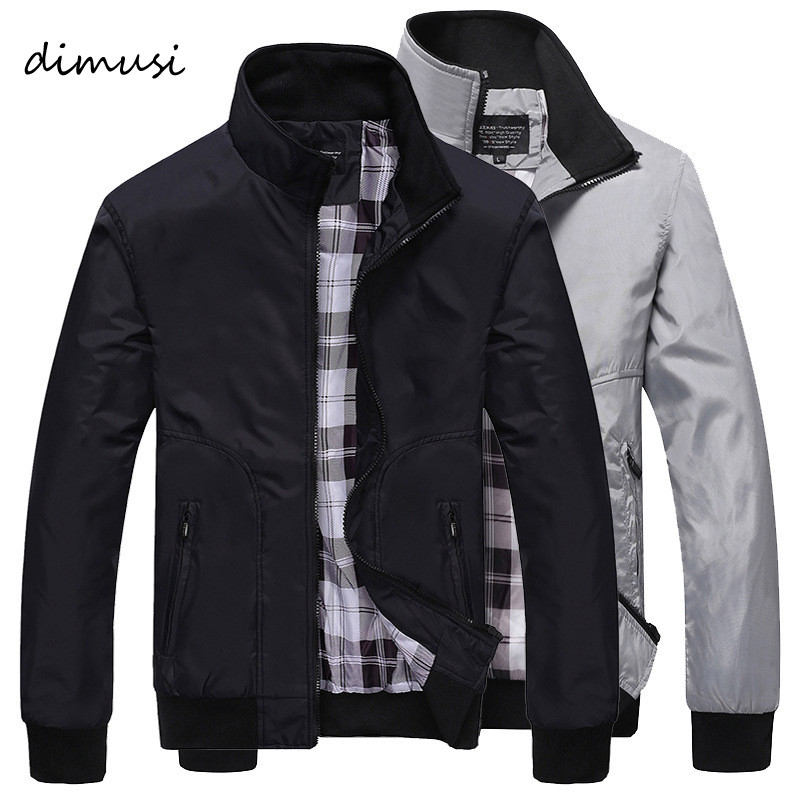 DIMUSI Men's Pilot Bomber Jacket แจ็คเก็ตสไตล์ฮิปฮอปสำหรับชาย ทรงสแลมฟิต